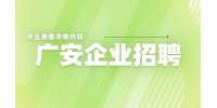 广安企业招聘财税经理14-20K